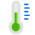 temperature control and thermostat repair icon