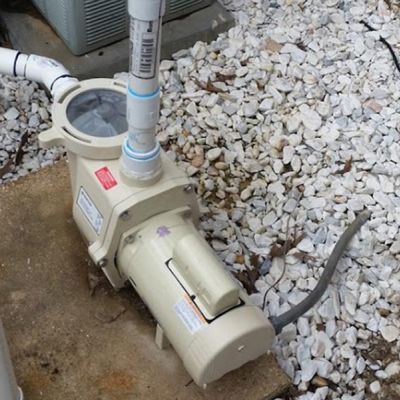 pool pump repaired by general contractor